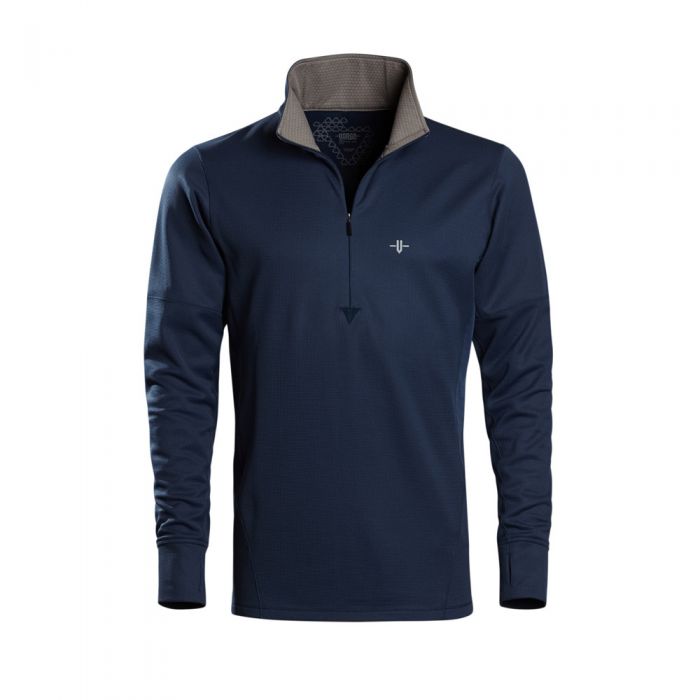 Men's Denim Bedrock Quarter Zip Front